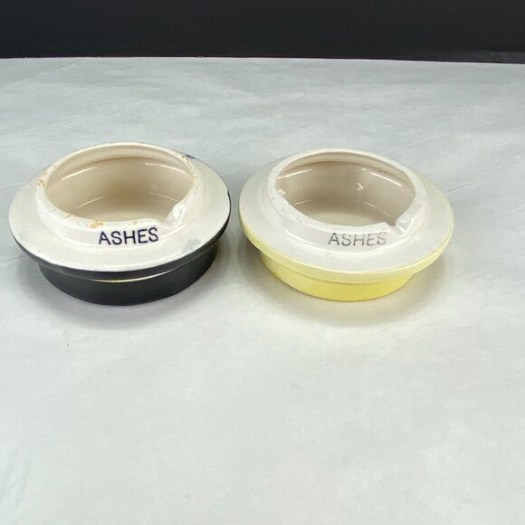 Vintage Mom Pop Coffee Cup Ashtray Saucer Relco Japan - Picture 7 of 10